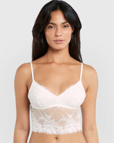 La Senza Long Line Bralette Ivory / M